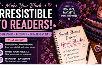 beta read your romance or fantasy novel honestly