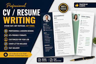 write an ats friendly CV and resume that gets interviews