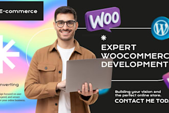 design or redesign a professional woocommerce