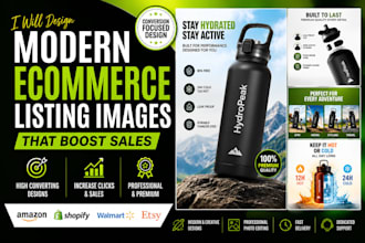 design modern ecommerce listing images that boost sales