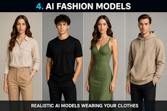 create realistic ai fashion models wearing your clothes