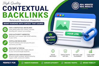 do contextual backlinks, blogger outreach, whitehat link building seo campaign