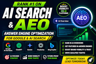 do ai SEO and answer engine optimization for google and ai search