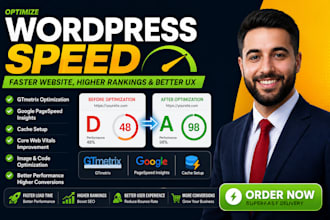 optimize wordpress speed, gtmetrix, google pagespeed insight and cache setup