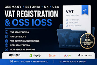 do vat registration oss ioss for germany estonia UK USA and eu sellers