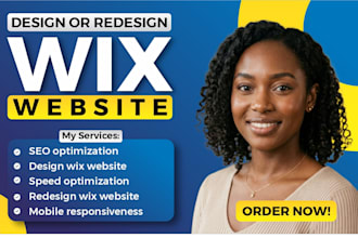 redesign wix website, design wix website, business website design and redesign