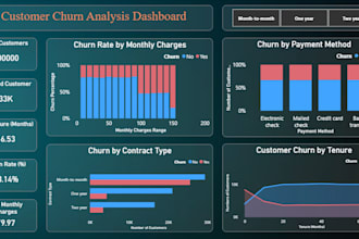 professional and interactive dashboards and reports