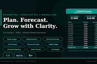 do budgeting and financial forecasting in excel