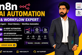 create a no code n8n workflow automation and bubble ai app