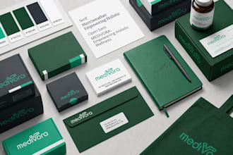 create a premium brand identity for your startup or business