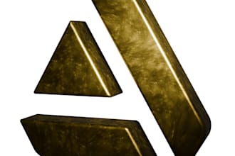 convert your flat 2d logo into a premium 3d metal asset