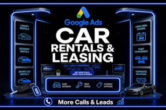 create targeted ads for car rental and leasing services