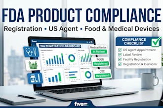 fda registration, US agent, otc product listing, medical device food compliance