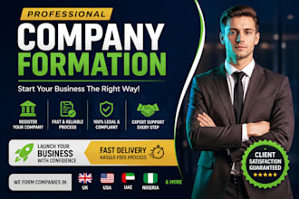 register your llc, ltd, or startup business