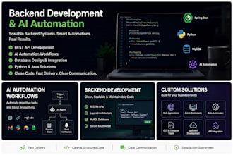 build backend apis and ai automation systems