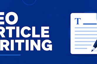 write SEO optimized blog posts and articles for your website