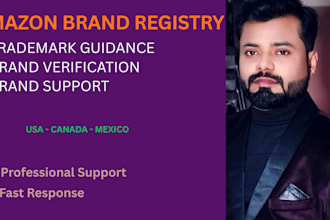 assist with amazon brand registry and brand support