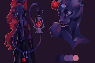do character design for your furry or anthro persona