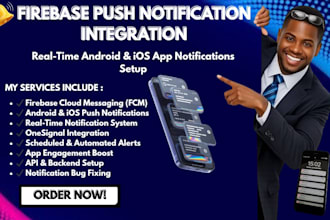 integrate firebase push notifications in your mobile app