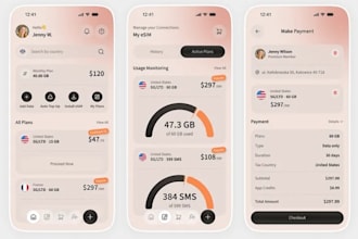 build esim app, telecom app, international sim app and virtual sim website