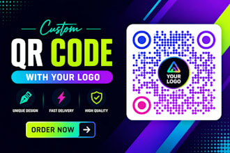 create custom qr code design with your logo
