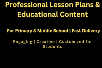 design educational worksheets and resources