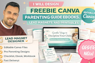 design freebie canva parenting guide ebooks lead magnets and printable