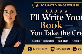be your nonfiction ebook ghostwriter self help book editor and ghost book writer