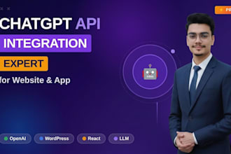 integrate chatgpt API into your website or app