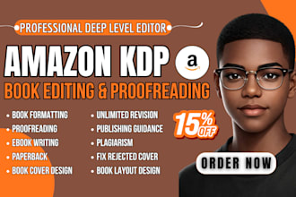 professionally proofread and edit your ebook or paperback