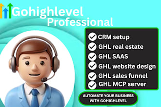 build ghl workflow, ghl real estate, ghl CRM setup, ghl website, ghl saas