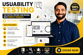 do usability testing, QA review and UX audit for your website or app