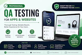 do quality assurance testing for your website or app