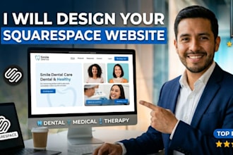 design squarespace dental office website medical healthcare website therapy
