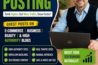 do guest posting for do follow ranking traffic on ecommerce business beauty