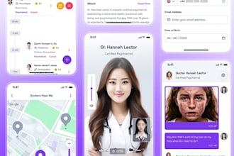 build smart health app, healthcare app, virtual health app and doctorbooking web