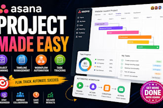 asana project planning, timeline management, workflow automation, task tracking
