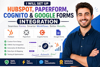 setup hubspot forms paperform cognito forms google forms survey integration