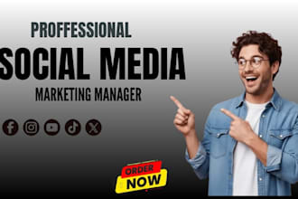 be your social media marketing social media manager social and content creator