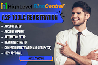 do ringcentral a2p 10dlc tcr registration and fix rejection for sms compliance