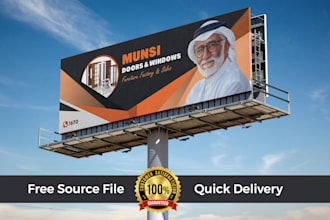 design print ready banner billboard and signage design