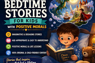 create imaginative bedtime stories for kids with positive morals