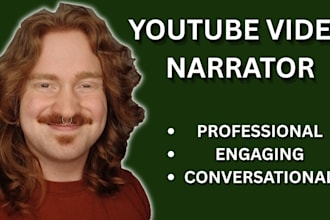 professionally narrate your youtube video