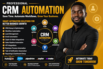 set up CRM automation and workflow integration
