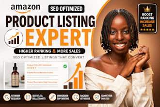 amazon product listing SEO for higher ranking and sales amazon product title