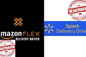 appeal and reactivate deactivated amazon flex and walmart spark driver account
