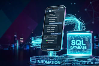 develop a custom python telegram bot with sql database