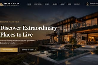 design wix realtor website mortgage broker website insurance agency website