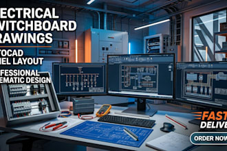 design electrical switchboard drawings autocad panel layout schematic