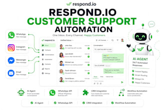 setup respond io customer supportai agent respond io workflow whatsapp api crm